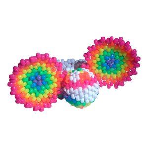 Rainbow Deadmau5 On 3d Rainbow Kandi Cuff Bracelet Kandy Raver PLUR